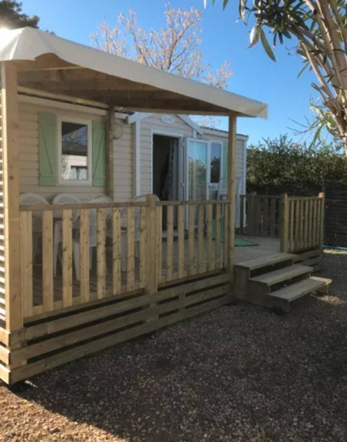 Mobile Home Tout Confort Climatise 4 A 6 Personnes Camping Les Salins De La Gardiole Ancien Camping De L'Europe A Vic La Gardiole Exterior photo
